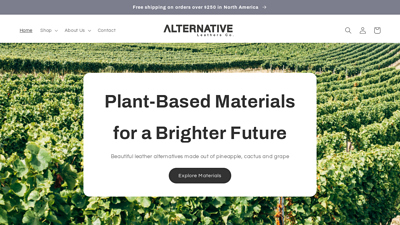 Alternative Leathers Co.: Plant-Based Leathers