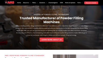 Powder Filling Machine - AMS Filling Systems