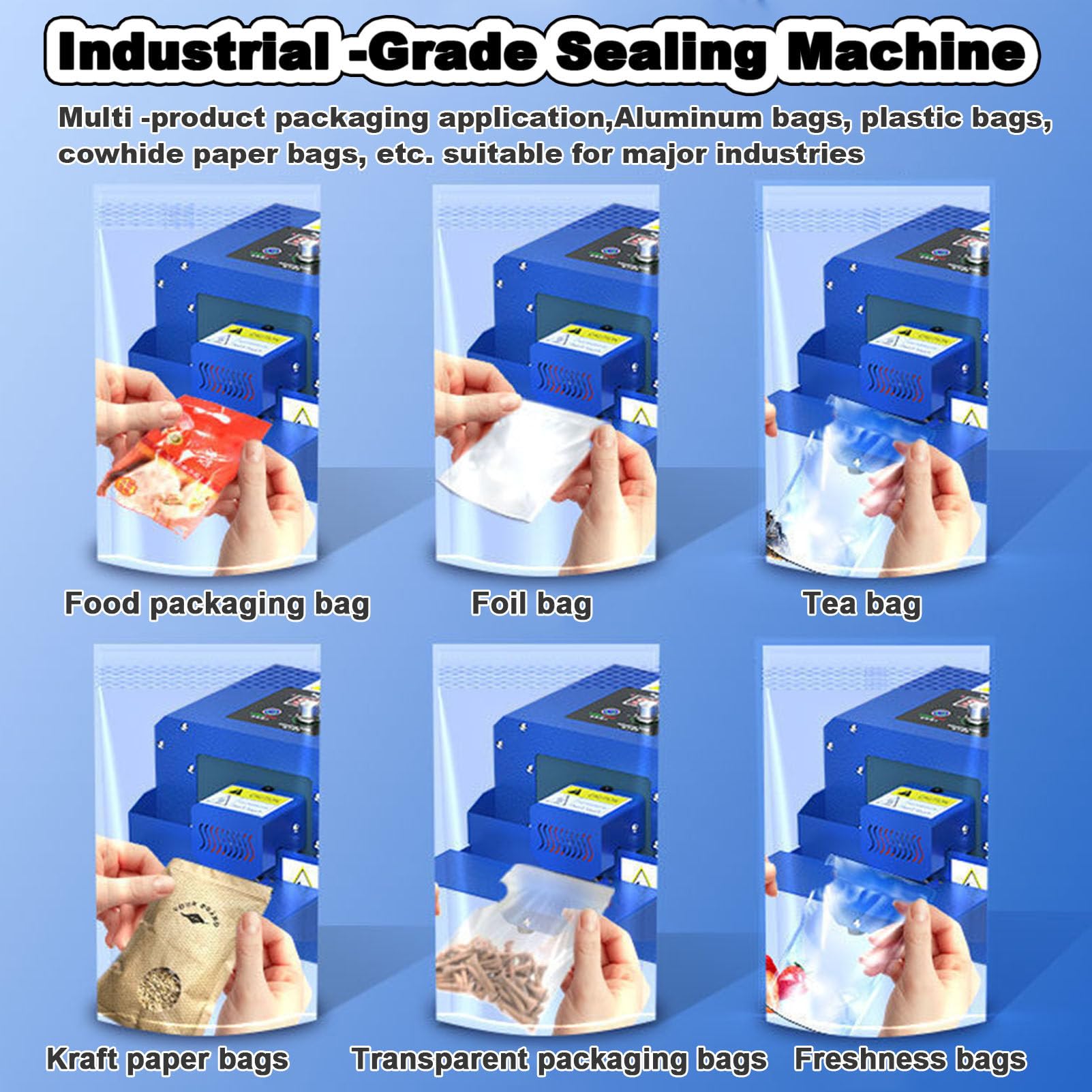 Illustrative example of auto sealing machine from Google Search