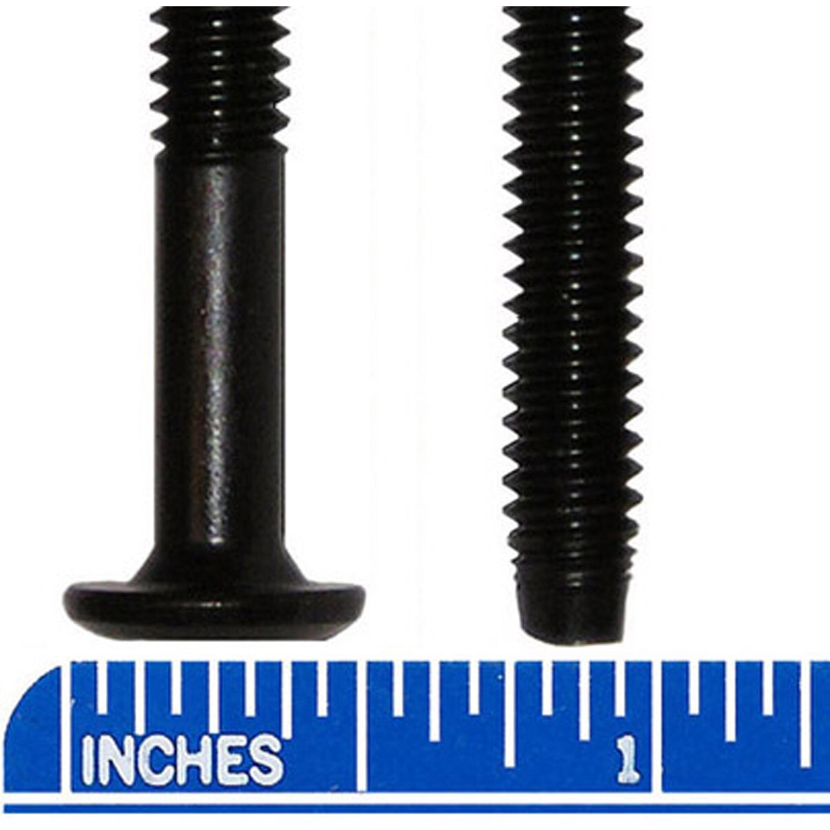 Illustrative example of black furniture screws from Google Search