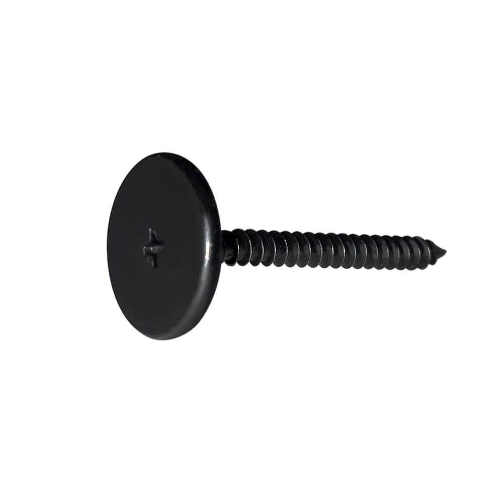 Illustrative example of black furniture screws from Google Search