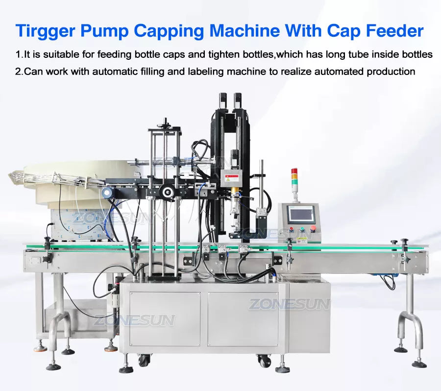 Illustrative example of bottle capping machine from Google Search