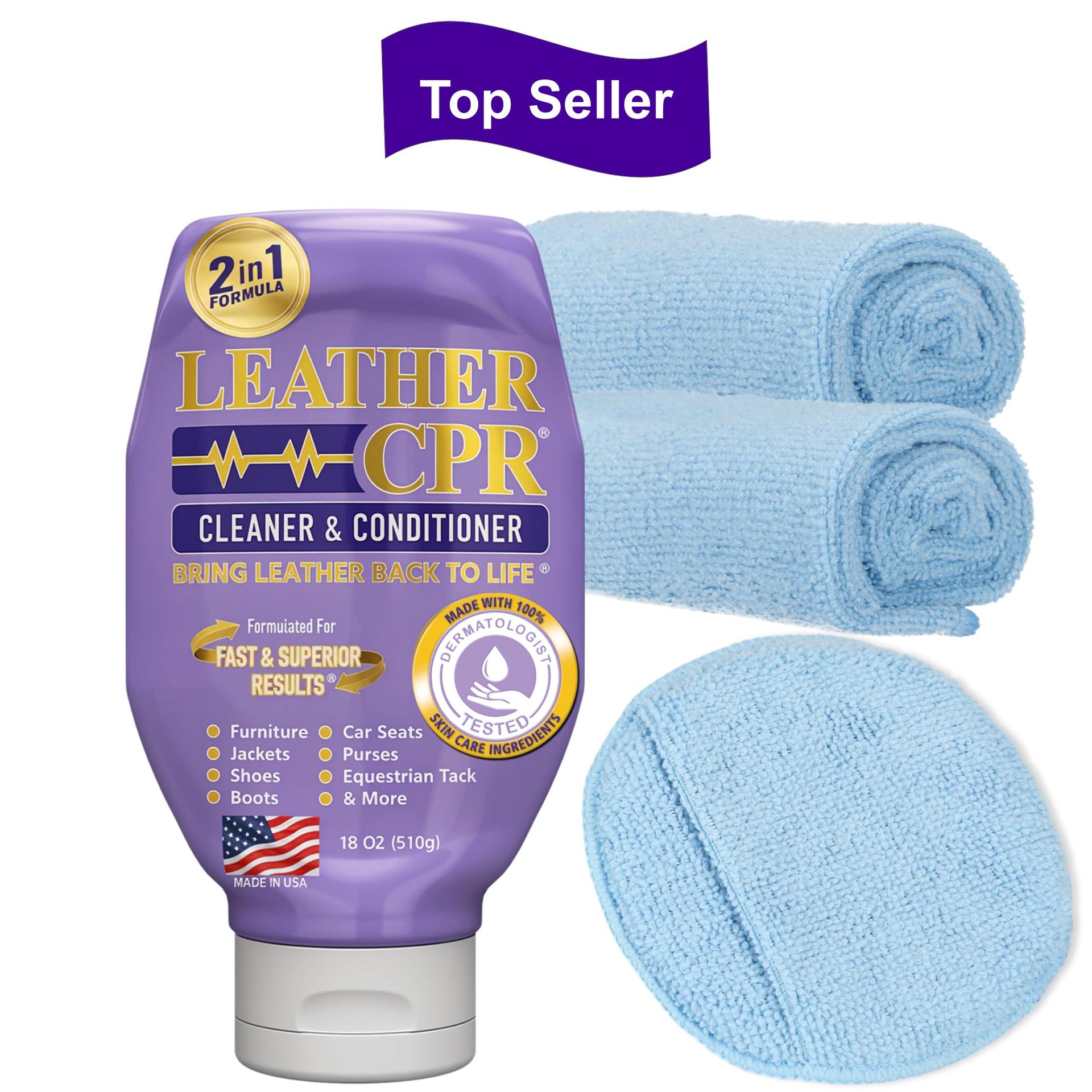Illustrative example of can you buff leather conditioner with a microfiber cloth from Google Search