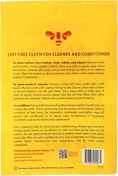 Illustrative example of can you buff leather conditioner with a microfiber cloth from Google Search