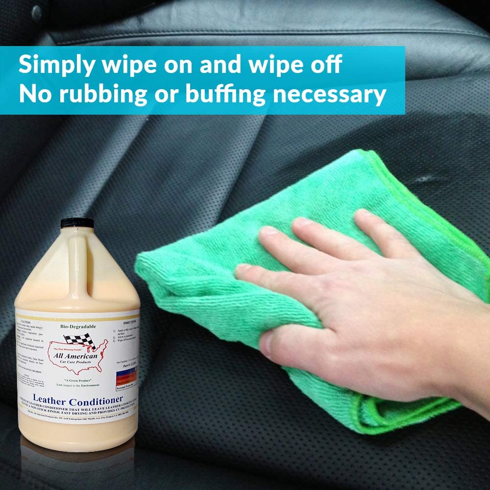 Illustrative example of can you buff leather conditioner with a microfiber cloth from Google Search