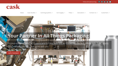 Canning Systems, Can Supply & Technical Service | Cask Global ...