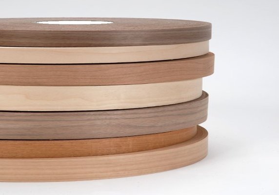 Illustrative example of cherry edge banding from Google Search