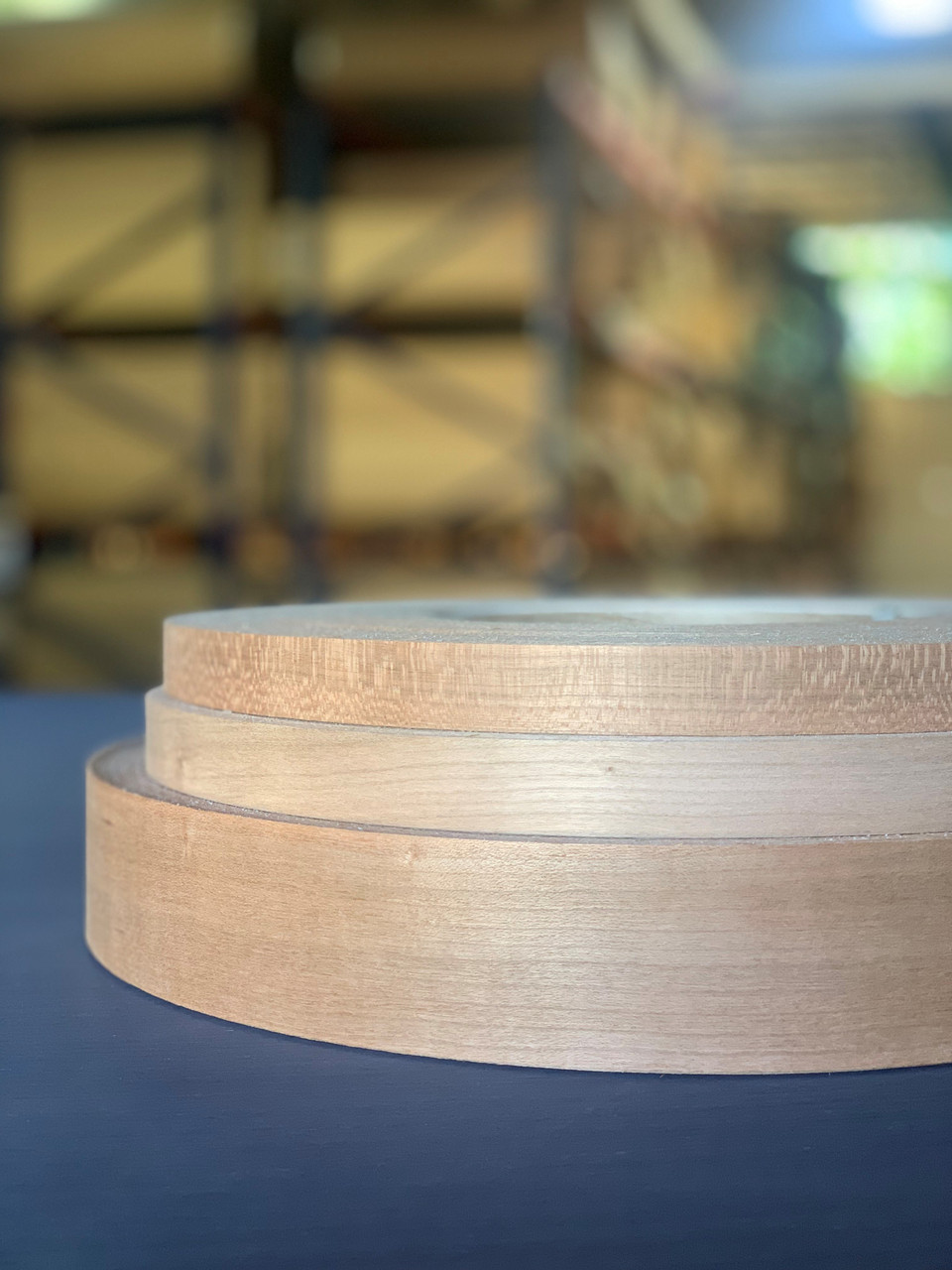 Illustrative example of cherry edge banding from Google Search