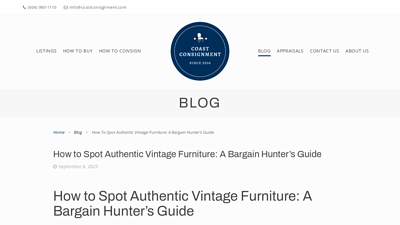 How to Spot Authentic Vintage Furniture: A Bargain Hunter's Guide