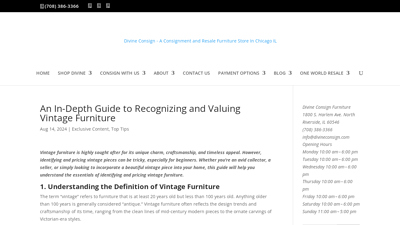An In-Depth Guide to Recognizing and Valuing Vintage Furniture