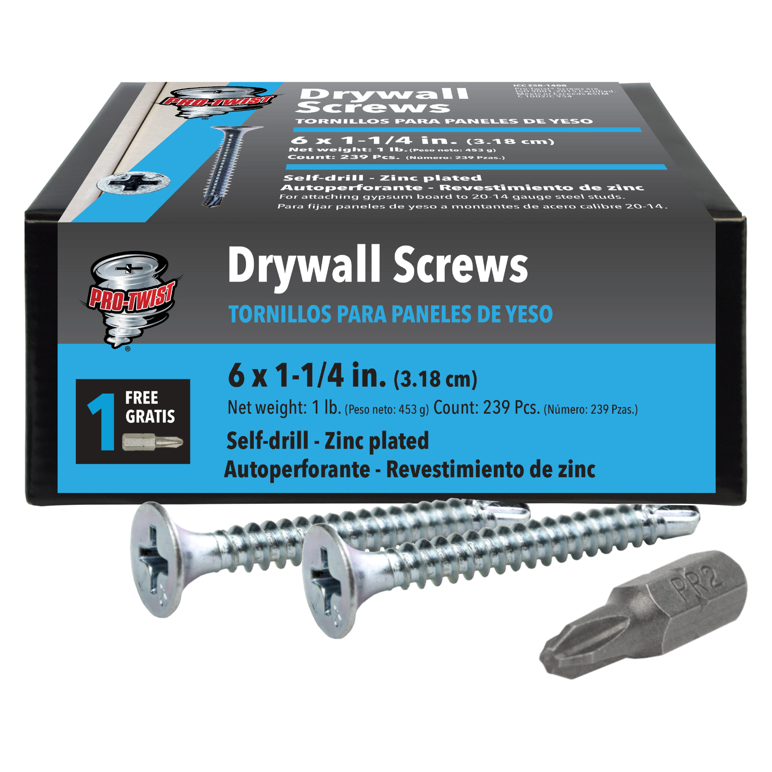 Illustrative example of drywall screws for metal from Google Search