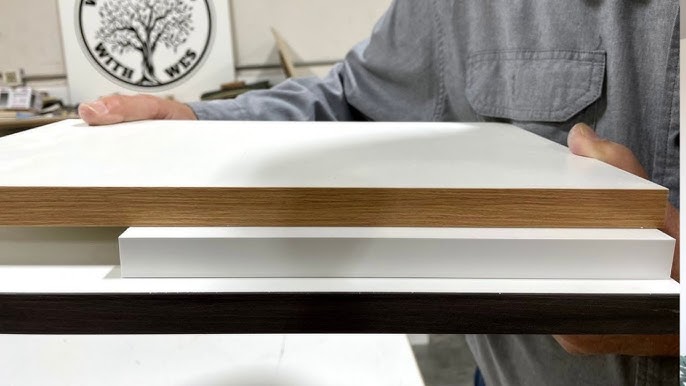 Illustrative example of edge banding laminate from Google Search