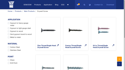 Premium Drywall Screws for Secure & Efficient Installation