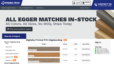 High-Quality Edge Banding Solutions I Frama-Tech