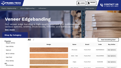 Veneer Edgebanding - Frama-Tech
