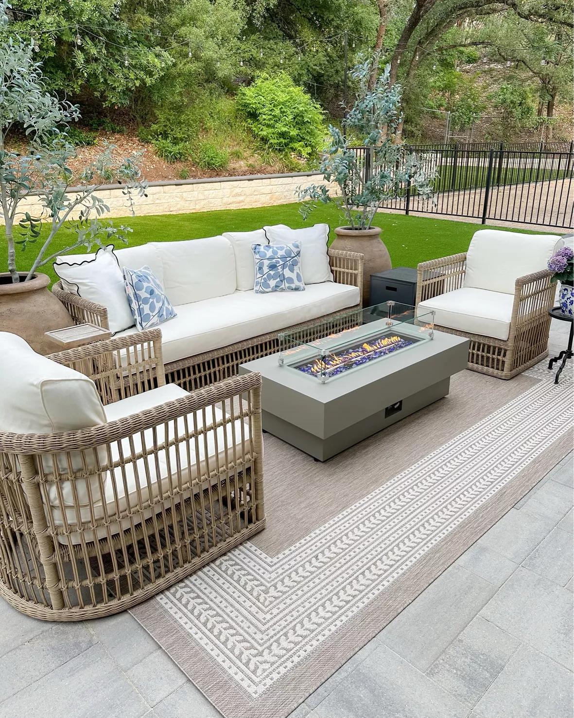 Illustrative example of hardware for outdoor furniture from Google Search