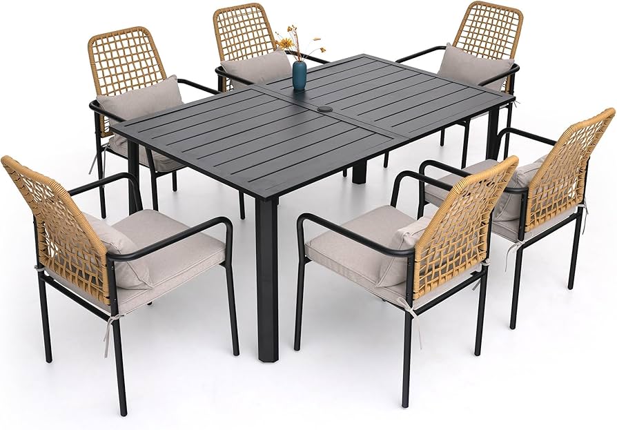 Illustrative example of hardware for outdoor furniture from Google Search