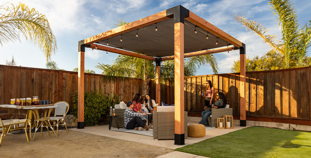 Illustrative example of hardware for outdoor furniture from Google Search