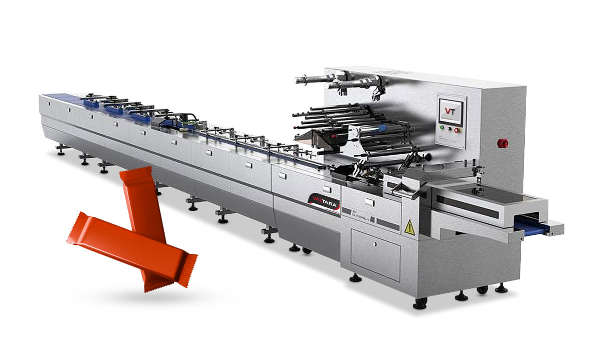 horizontal flow wrap machine industrial application