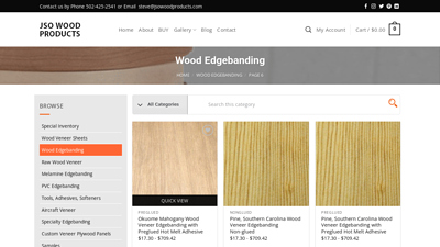 Wood Edgebanding - Plywood Veneer Edge Banding