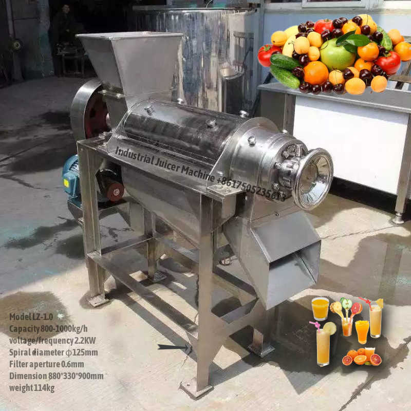 Industrial juice processing machine application 3