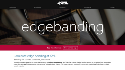 Laminate Edge Banding | ABS & PVC Edge Banding | KML Corp