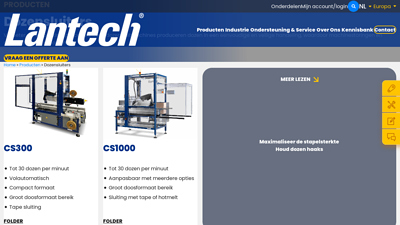 Carton Sealing Machine - Case Sealer - Lantech