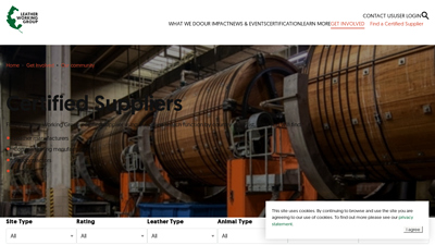 Certified Suppliers - Leather Working Group