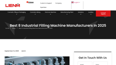 Best 8 Industrial Filling Machine Manufacturers in 2025 - LIENM