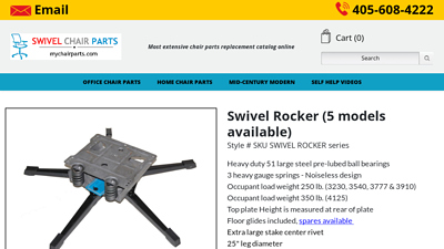 Upholstered Swivel and Rocker Base Chair Parts | MyChairParts