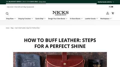 How To Buff Leather: Steps For A Perfect Shine - Nicks Boots