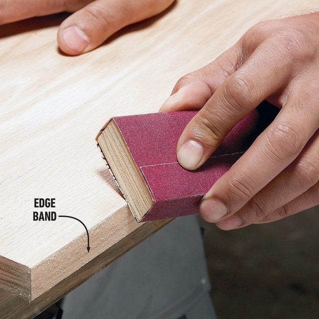 Illustrative example of oak edge banding from Google Search