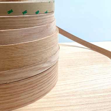 Illustrative example of oak edge banding from Google Search