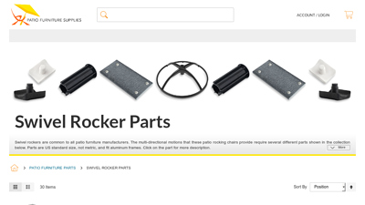 Swivel Rocker Parts - Patio Furniture Supplies