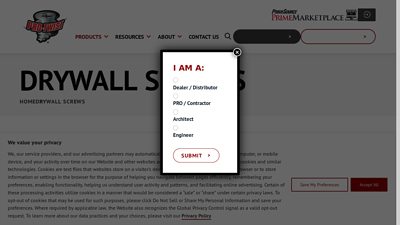 Drywall Screws for Metal Studs and Wood | Pro-Twist