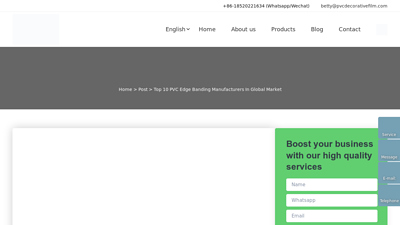 Top 10 PVC Edge Banding Manufacturers In Global Market