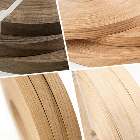 Illustrative example of real wood edge banding from Google Search