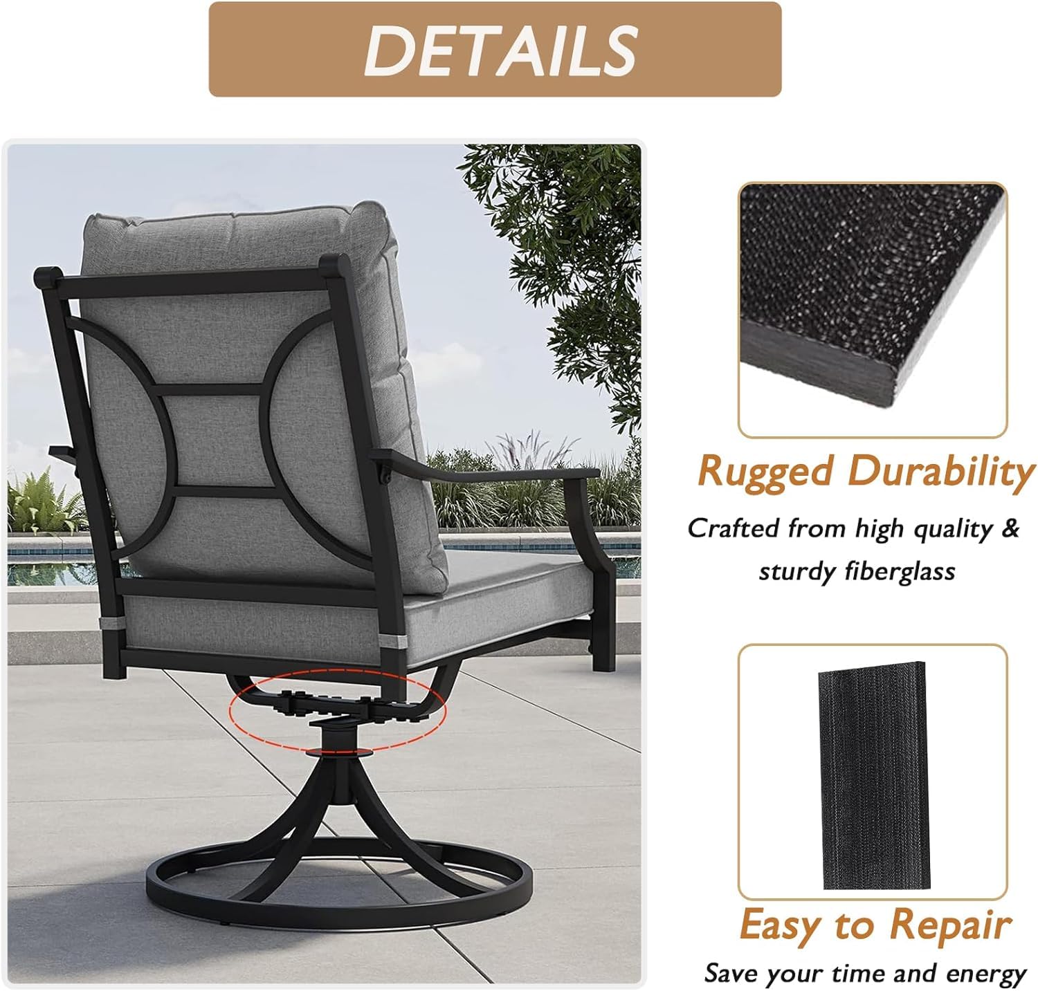 Illustrative example of rocker chair parts from Google Search