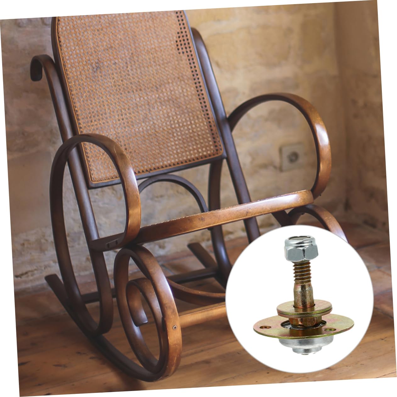 Illustrative example of rocker chair parts from Google Search