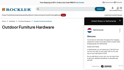 Outdoor Furniture Hardware - Rockler