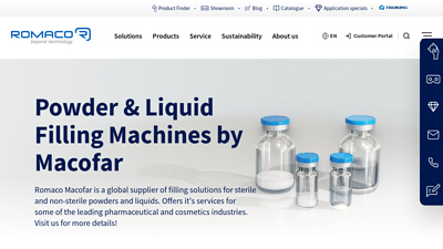 Powder & Liquid Filling Machine - Romaco