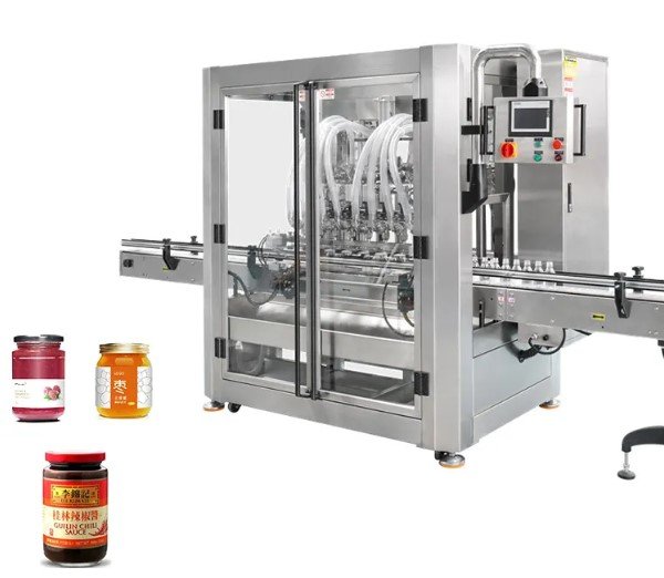 Industrial sauce filler machine application 1