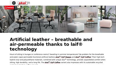 laif® technology | Breathable & air-permeable artificial leather - Skai