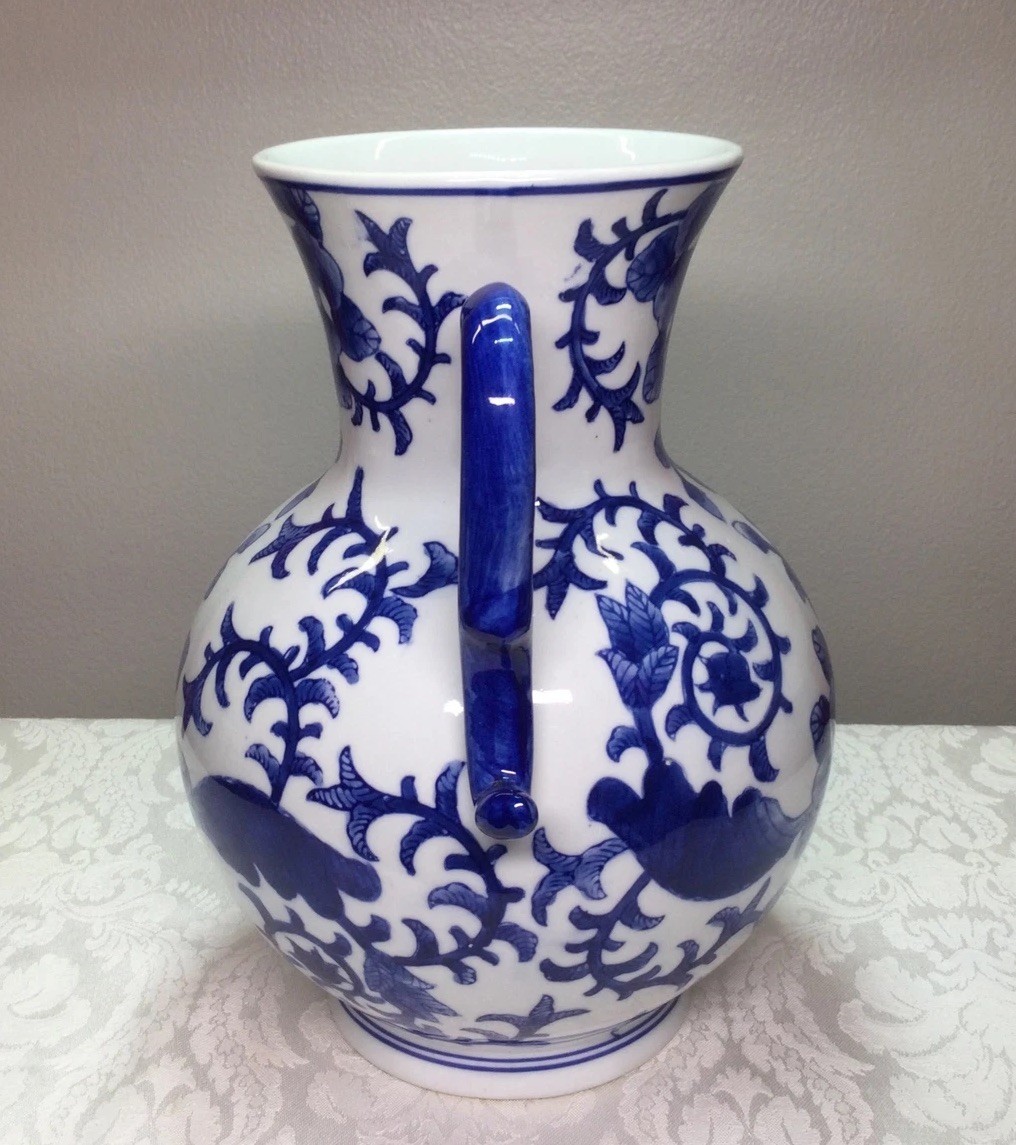 bombay company blue and white china