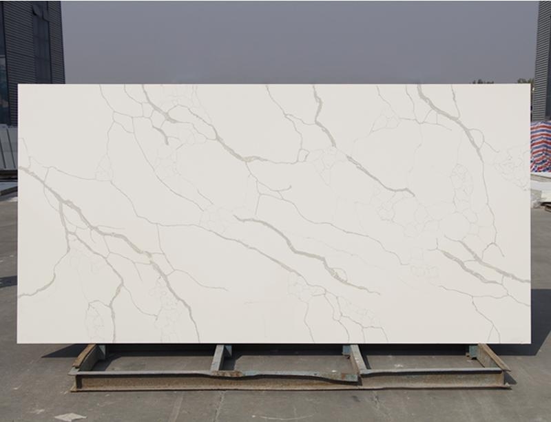calacatta white quartz slab made in china wholesale China Factory