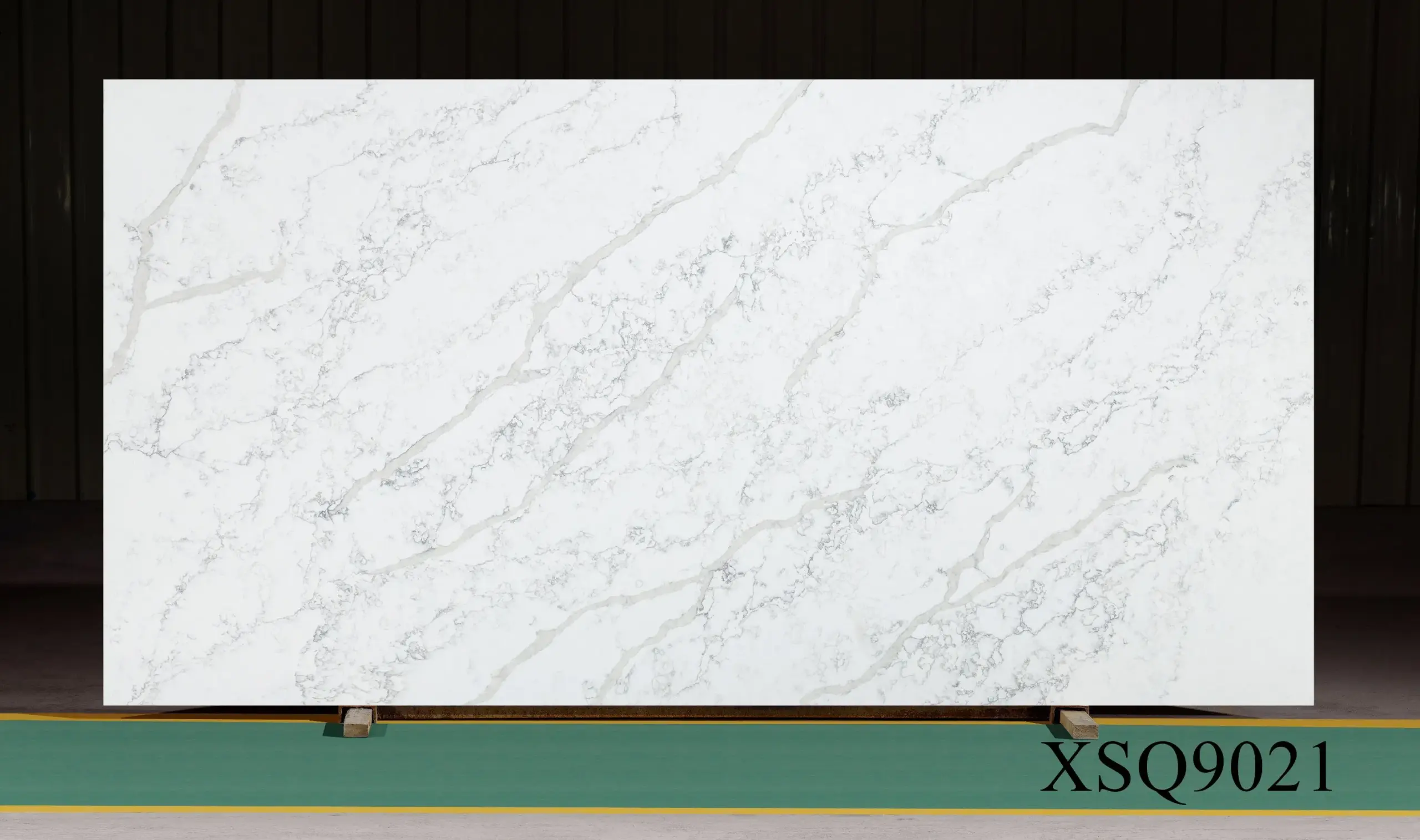 calacatta white quartz slab made in china wholesale