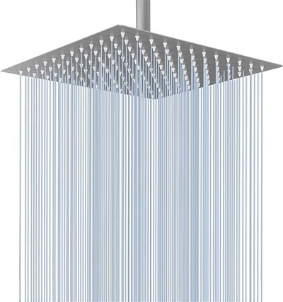 china 12 inch square rain shower head company