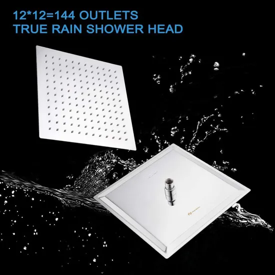 china 12 inch square rain shower head wholesalers