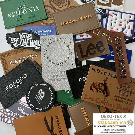 china 3d suede leather patches company