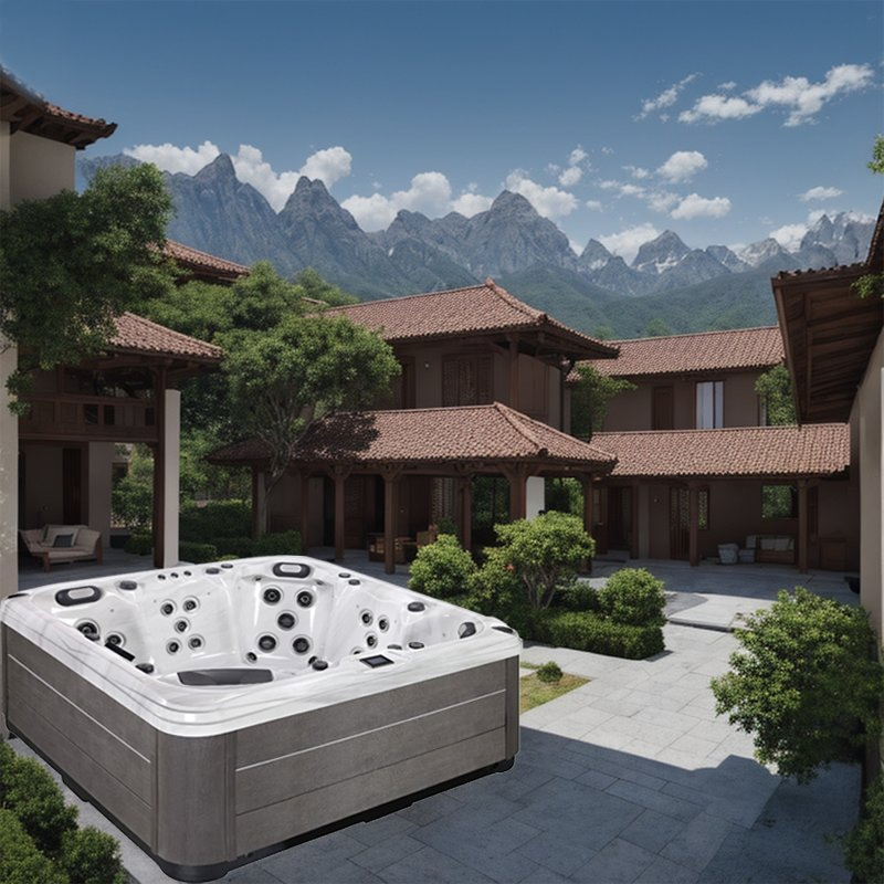 china 5 people hot tub company China Factory